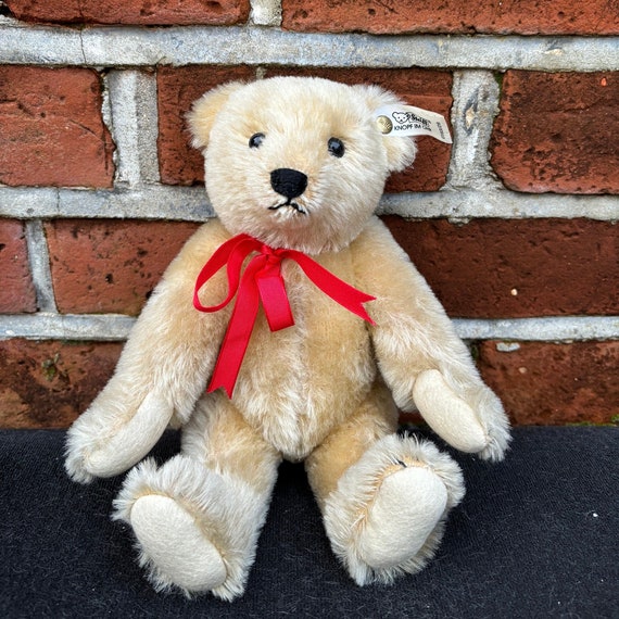 Vintage Steiff Mohair Teddy Bear EAN 0163/26 White Tag