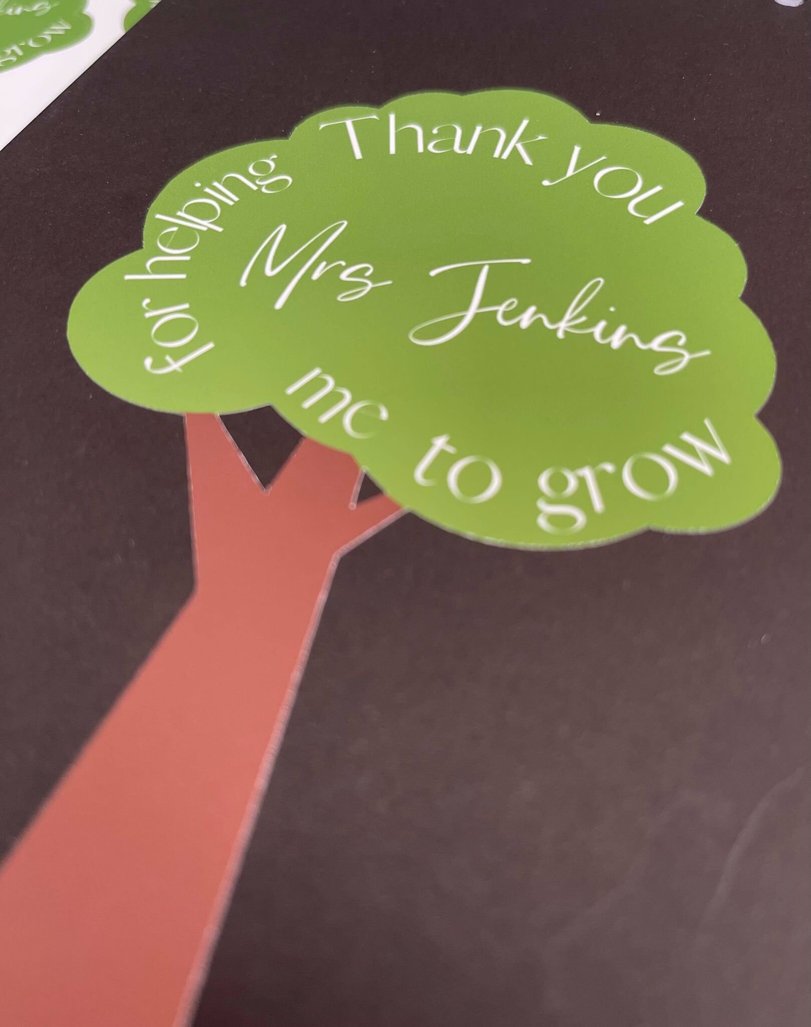 thank you for helping me grow stickers