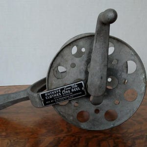 Vintage Retractable Clothesline - Etsy