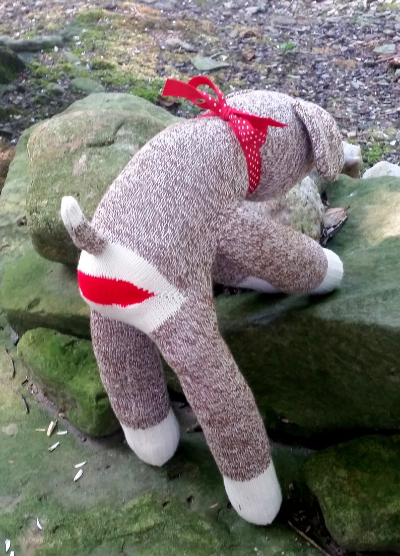 Sock Puppy Puppy Love Stuffed Puppy Rockford Red Heel Socks