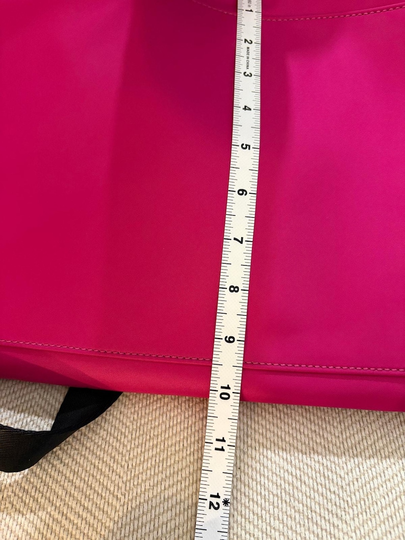 Kate Spade Lyla Weekender Bag Hot Pink with removable crossbody strap image 15