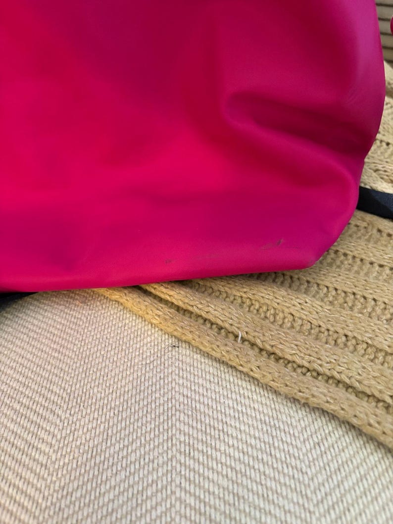 Kate Spade Lyla Weekender Bag Hot Pink with removable crossbody strap image 11
