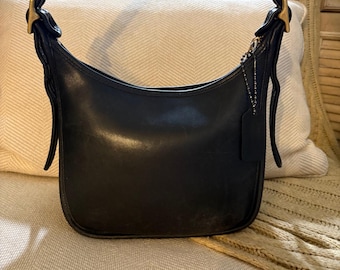 Vintage Coach Janice Legacy Bag 9950 Black Leather
