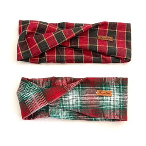 Christmas Holiday Snood Twisted Flannel Snood Dog Scarf / Infinity Scarf for Pets / Snood for Dogs / Warm Dog Snood Scarf / Puppy Scarf