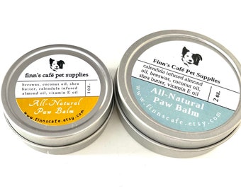 All-Natural Paw Balm / Safe Hand and Pet Paw Balm / Paw Salve / Paw Balm for dogs cats and all pets and people Dry skin balm protector itch