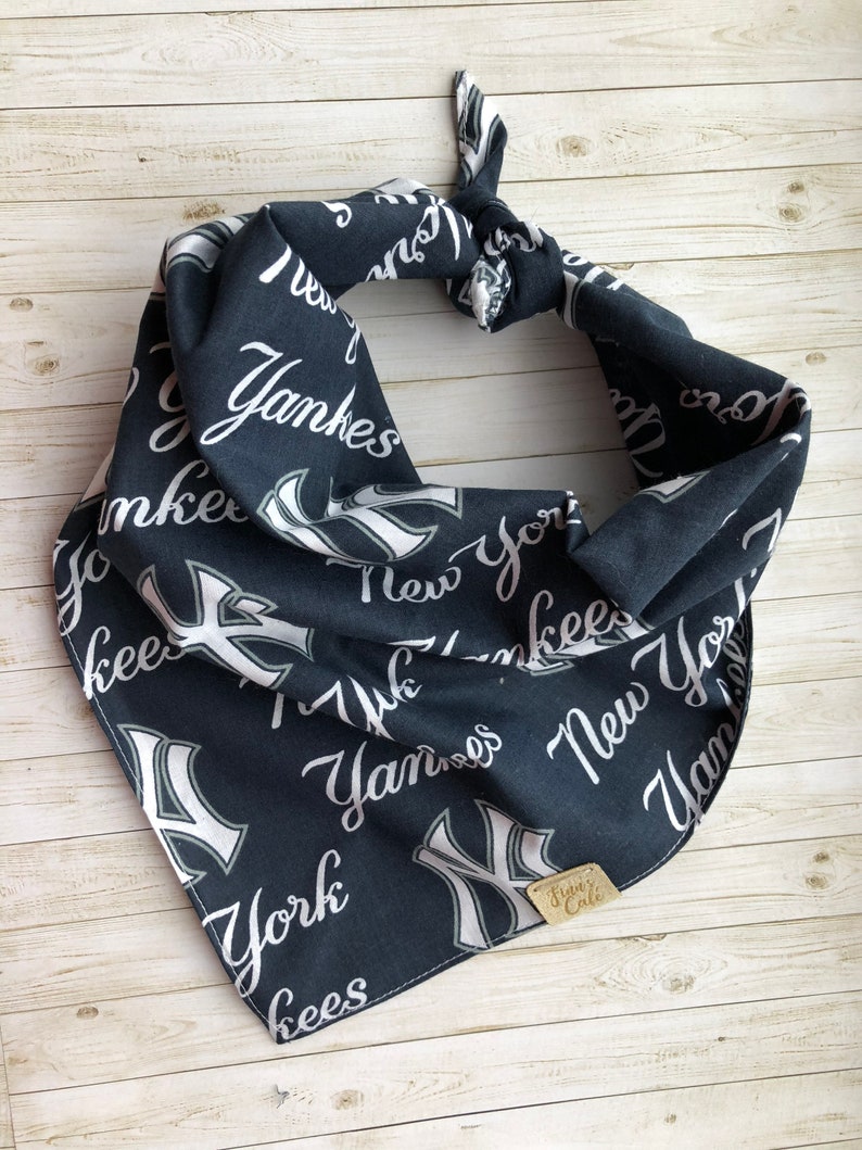 New York Yankees NY / Dog Bandana / Cute Blue Dog Bandana / Etsy