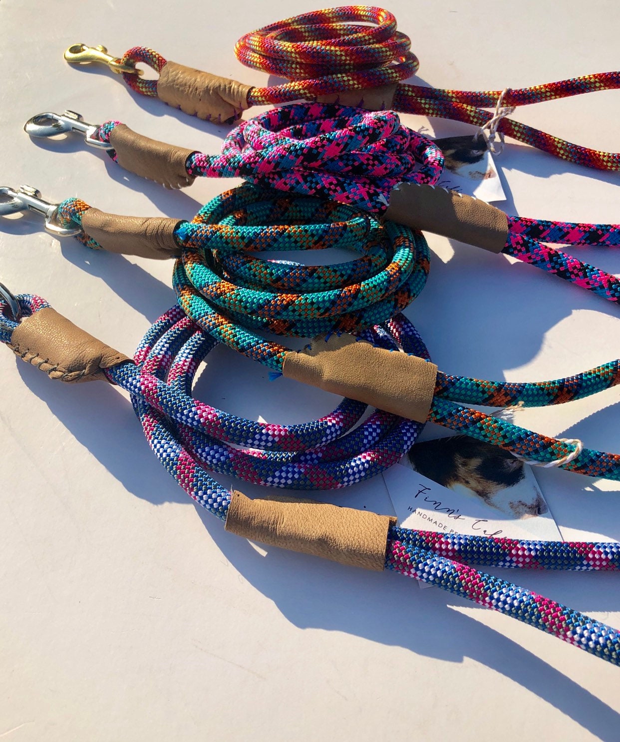 Rock Climbing Rope Dog Leash / Hot Pink Dog Leash / Rock Etsy