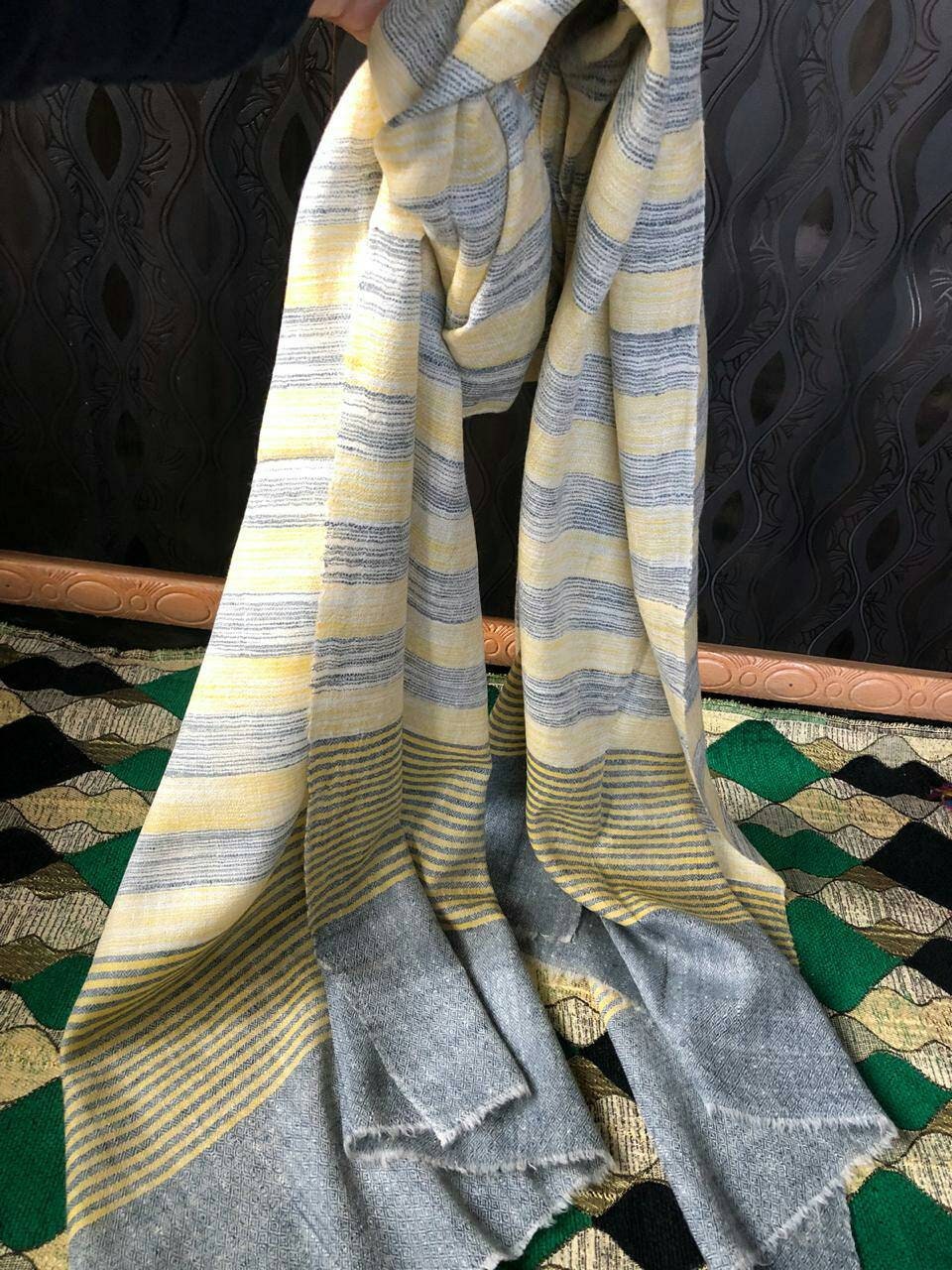 100 Cashmere Shawl/Scarf Finest Kashmir Pashmina Fabric Etsy