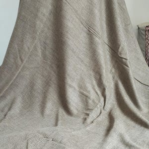 Baby Cashmere Handloom extra large and heavy  Cashmere Throw, Valentine&#39;s gift, pashmina Blanket, Natural Brown pashmina