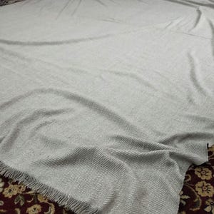 Baby Cashmere Handloom extra large and heavy Bed cover, Cashmere Throw, Valentine&#39;s gift, pashmina Blanket
