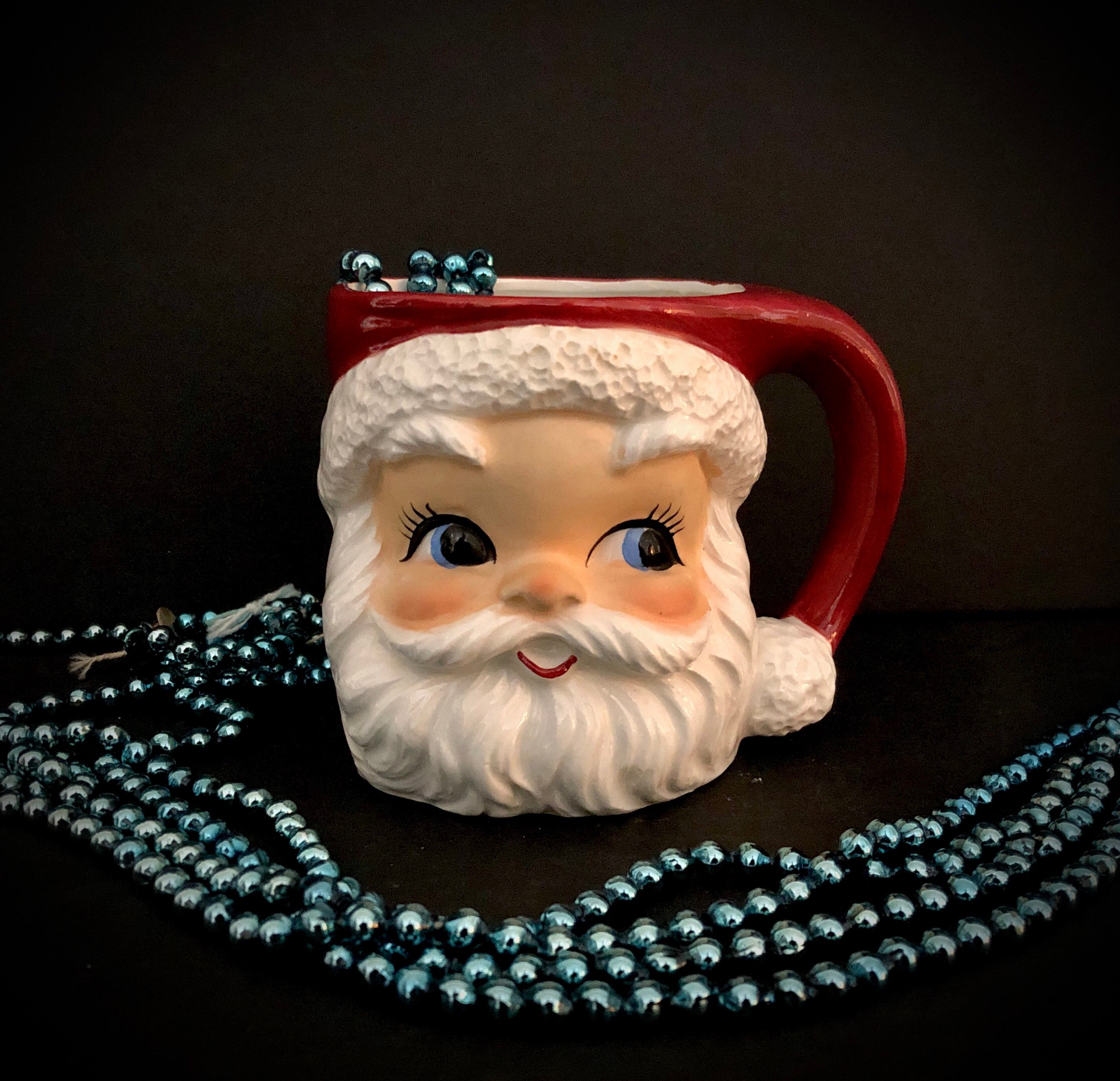 Vintage Santa Ceramic Cup