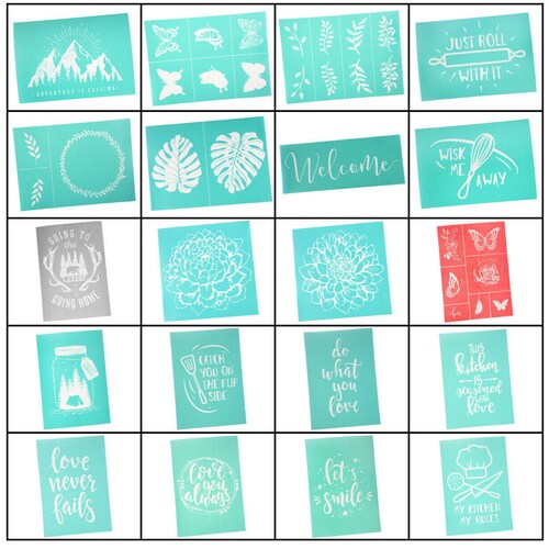 Silk Screen Mesh Transfer 20 Designs Available Easy Screen Etsy
