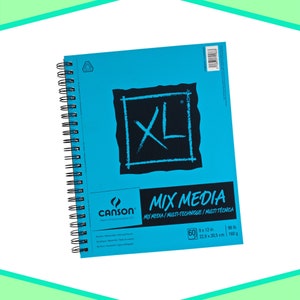 Multimedia Paper Pad – Premium Grade Paper Sketchbook for Artists – Ideal for Acrylics, Watercolor, and Ink– Kid and Classroom Friendly
