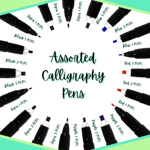 Metallic Brush Pen, Metallic Markers, Brush Pens, Brush Pen Set,  Calligraphy Markers, Colourful Brush Pens, Journal Pens, Scrapbooking Pens  