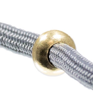 Abalorios Rondelle de Oro – 8mm Diámetro/4mm Grueso/4mm Tamaño del Agujero – 5, 10, 25, 50 o 100 Packs – Abalorios Espaciadores de Platillo Plano – Abalorios y Artesanía