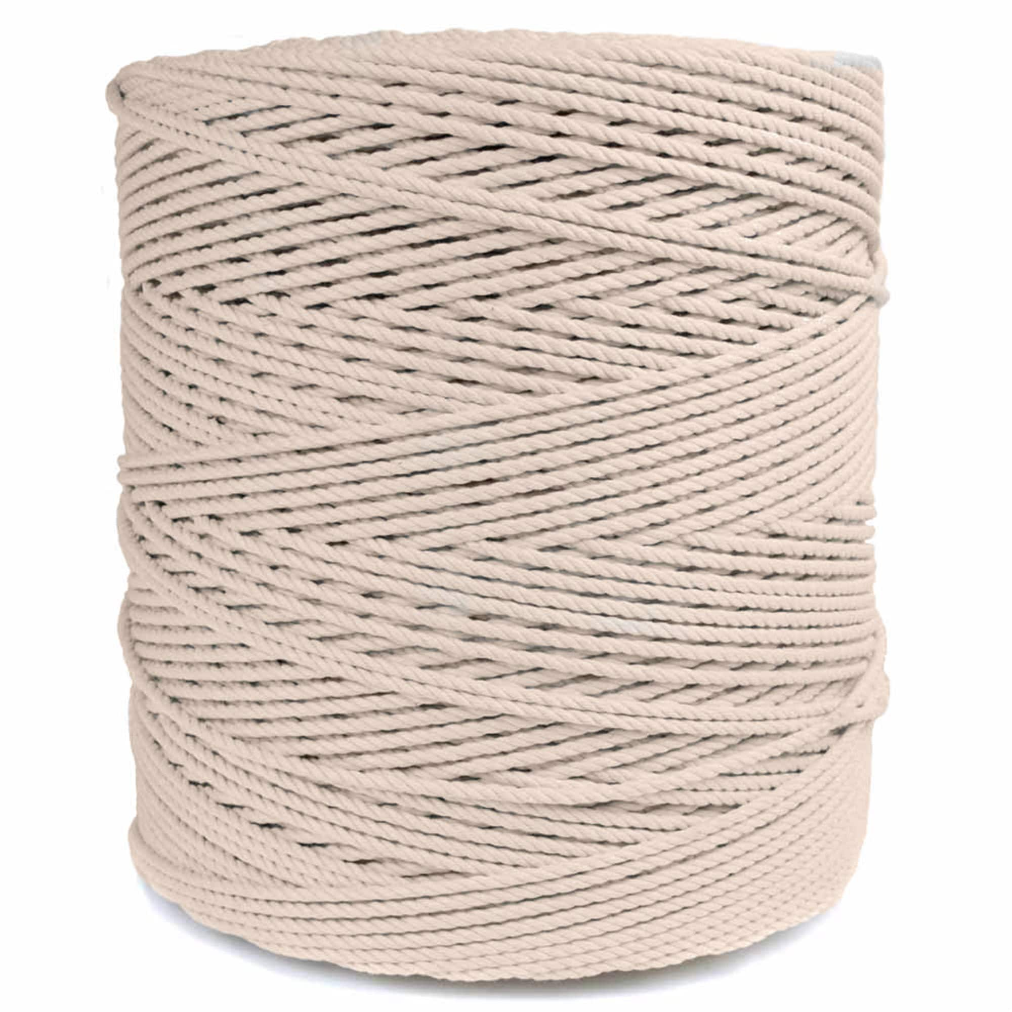 KEILEOHO 1/4 Inch Natural Cotton Rope, 328 FT Length White Clothesline Cord  Craft Knitting Thread String Wall Hanging Rope for Garden Plant DIY