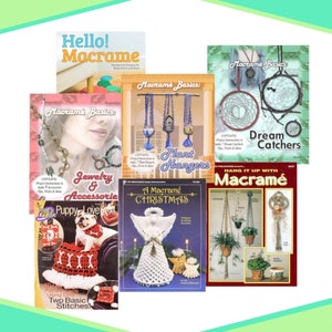 DIY Macramé Crafting Project Books - Weaving & Knotting Techniques – Patterns and Designs for Home Décor and More - Beginners Guide Tutorial