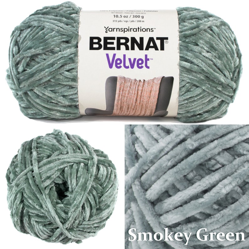 Bernat Velvet Yarn 100 Polyester Luxuriously Soft for Etsy