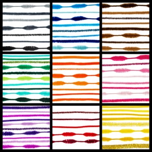 20 Paquete de tallos Chenille - Variedad de paquetes de colores - Juguetes educativos - Limpiadores de tuberías - Elige tu color favorito