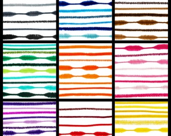 20 Paquete de tallos Chenille - Variedad de paquetes de colores - Juguetes educativos - Limpiadores de tuberías - Elige tu color favorito