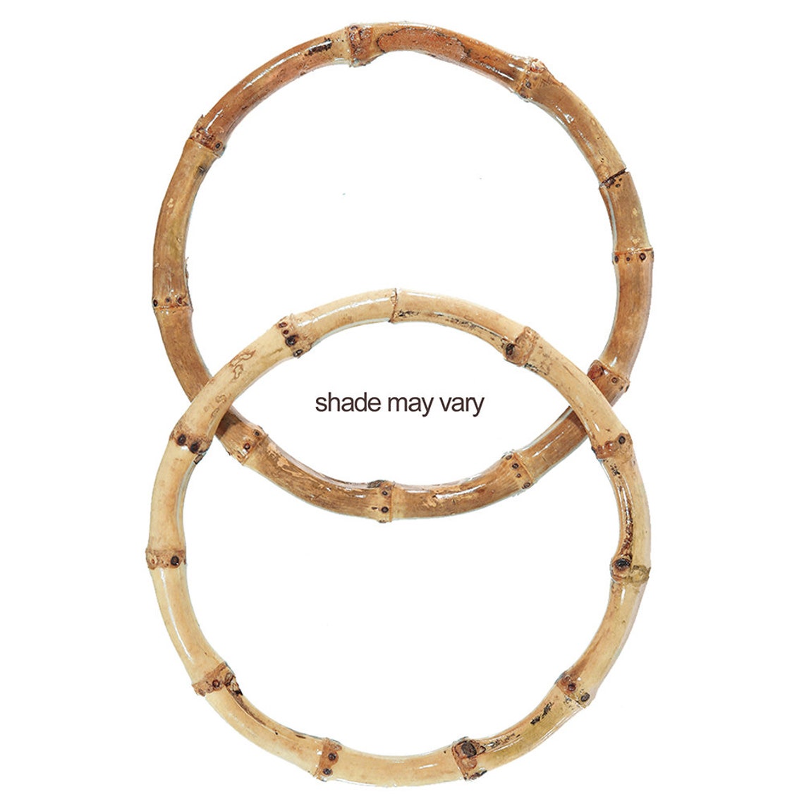 Natural Bamboo Ring Handle Craft Hoop Real Bamboo O Rings Etsy UK