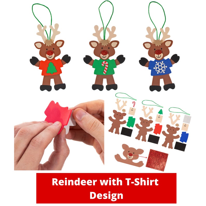 Holiday Ornament Craft Kits Multiple Designs to Choose From Etsy