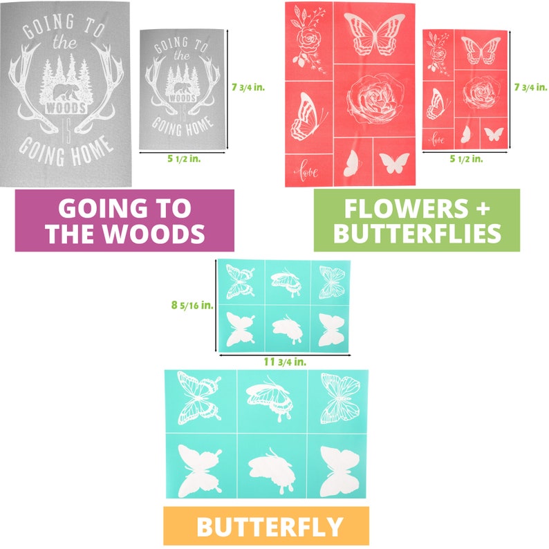 Silk Screen Mesh Transfer 20 Designs Available Easy Screen Etsy