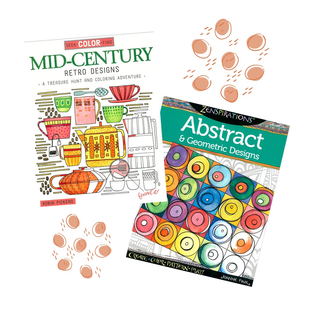Abstract Coloring Books - Two Options to Choose From - Abstract ...