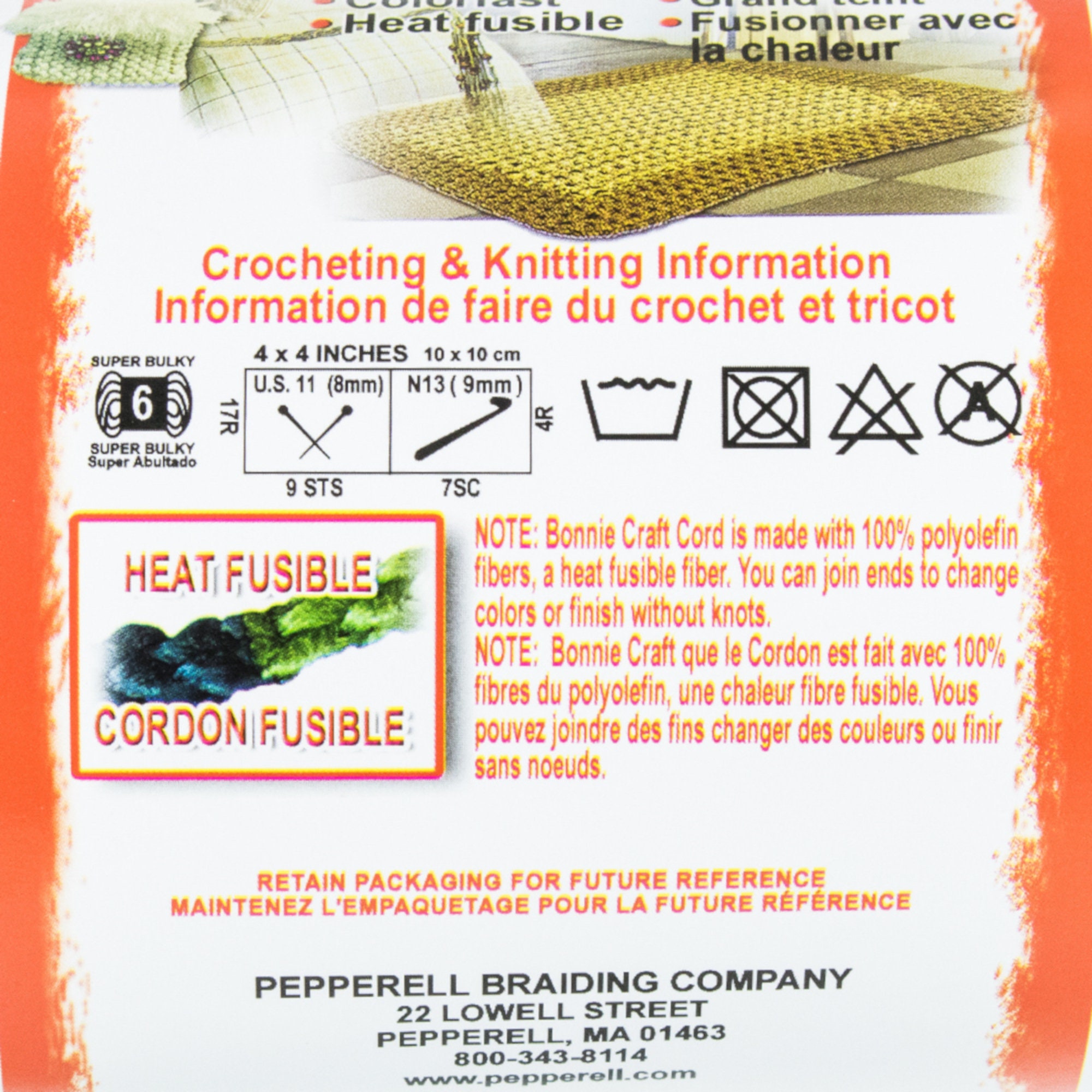 Bonnie Cord, 2 Pack 4 Mm 100 Yd Lengths, Macrame Knitting