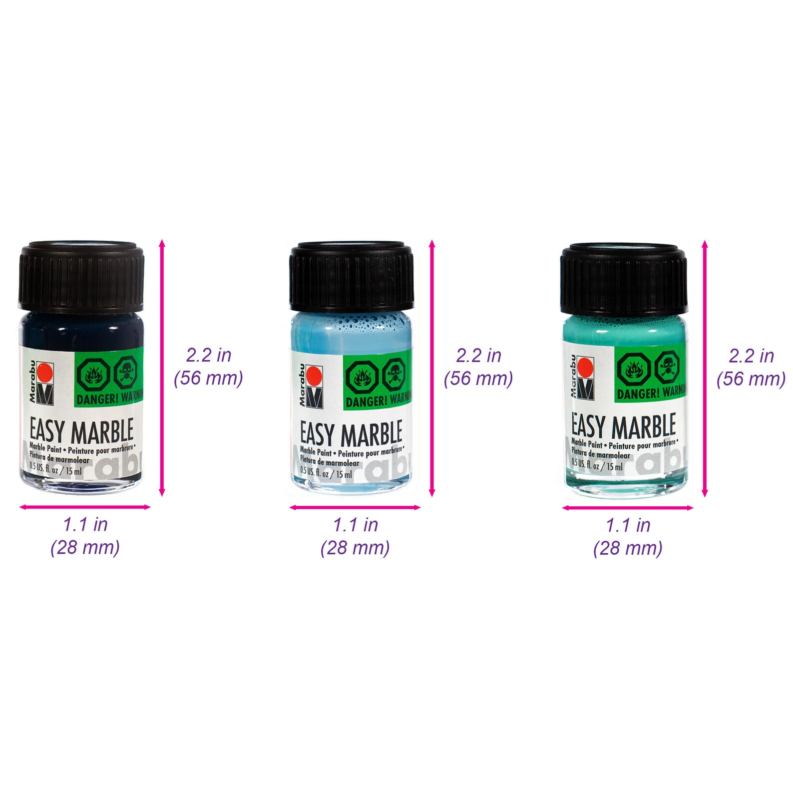 3 Pack Marble Paint - 4 Color Pack Options - Marble Art Painting ...