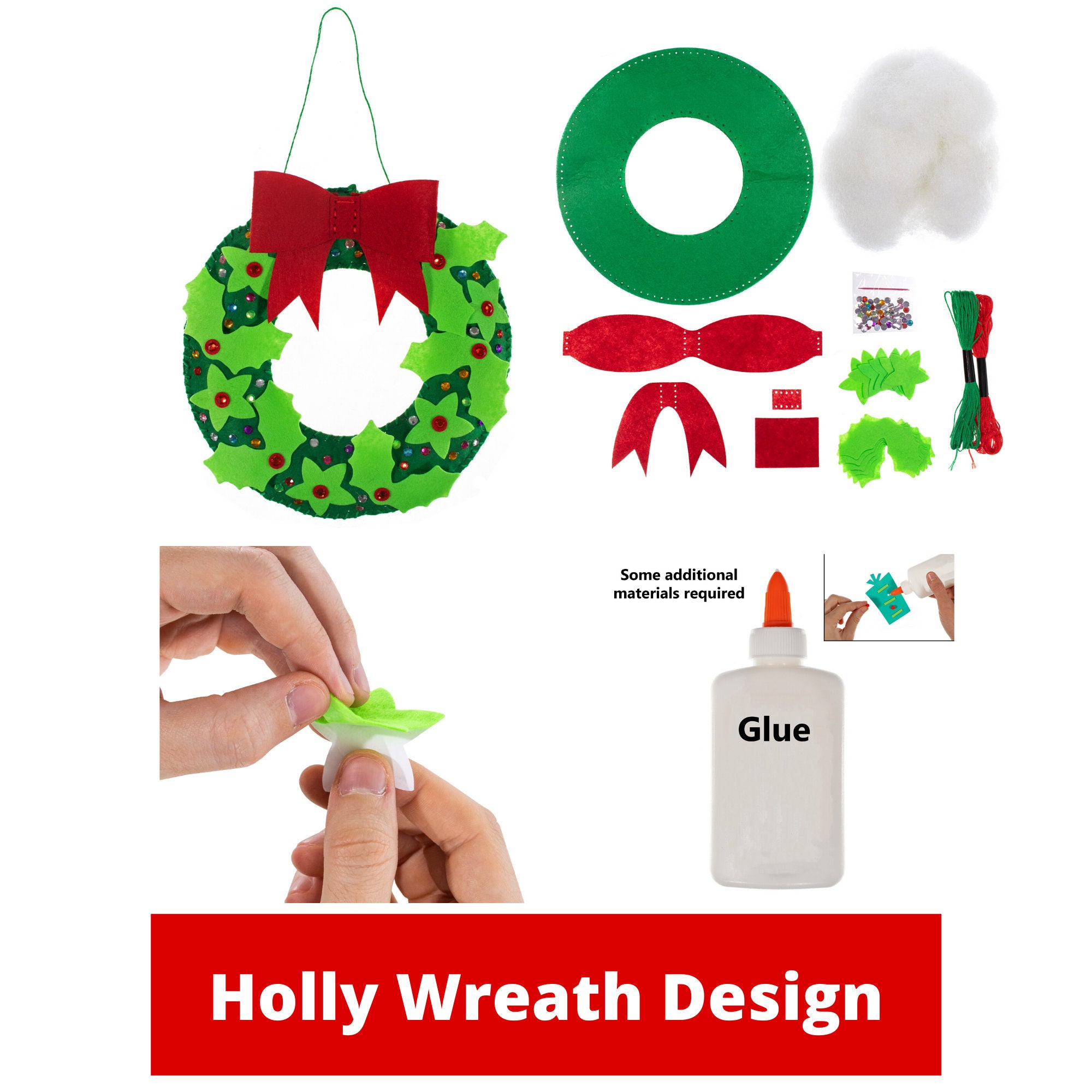 Holiday Ornament Craft Kits Multiple Designs to Choose From Etsy