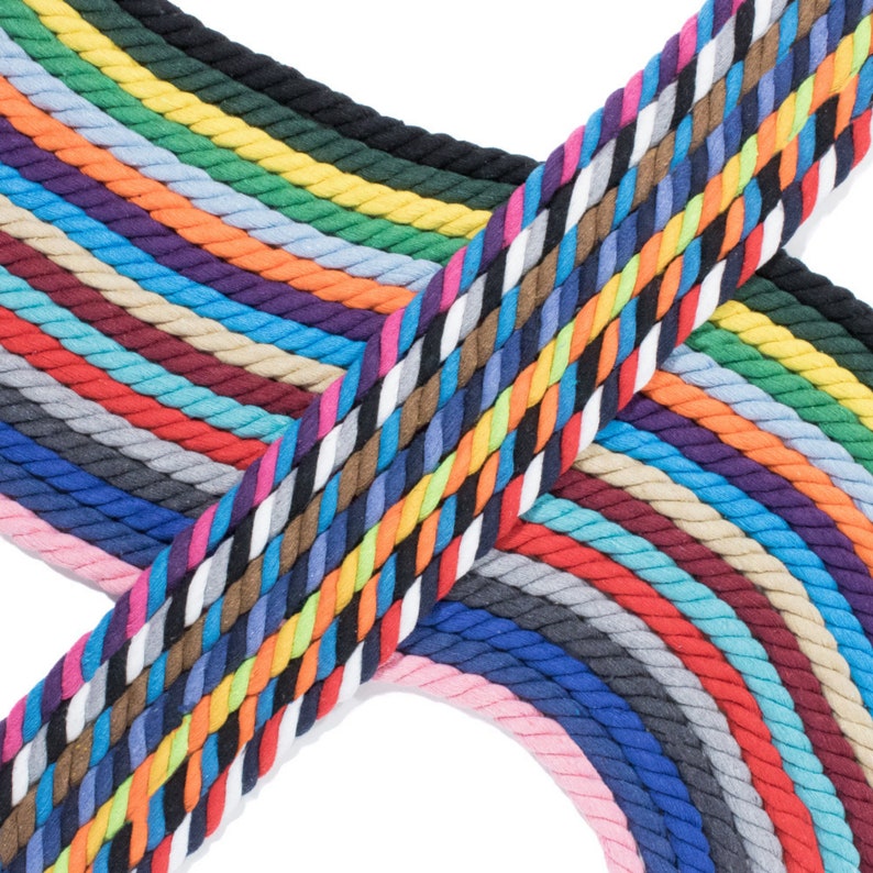 Natural Cotton Twisted Rope – 1/2 Inch – Available in 10, 25, 50, and ...