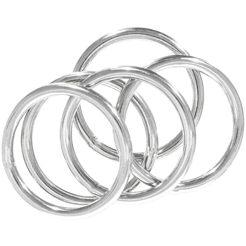 Steel Metal O-rings Welded Metal Loops Round Formed Rings - Etsy