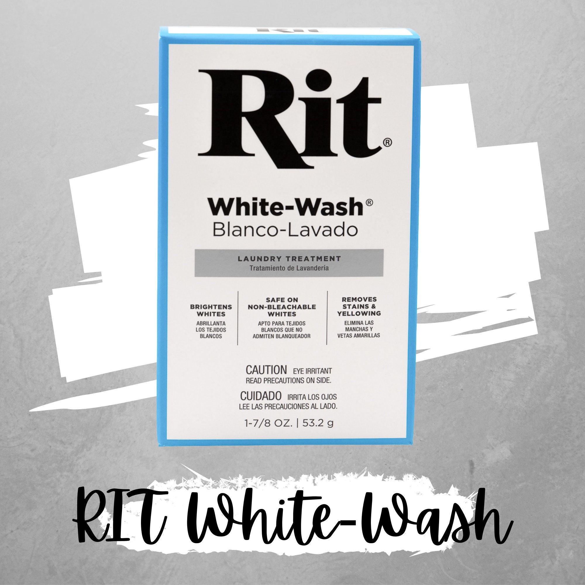 Bought the RIT white wash on . All of my whites are
