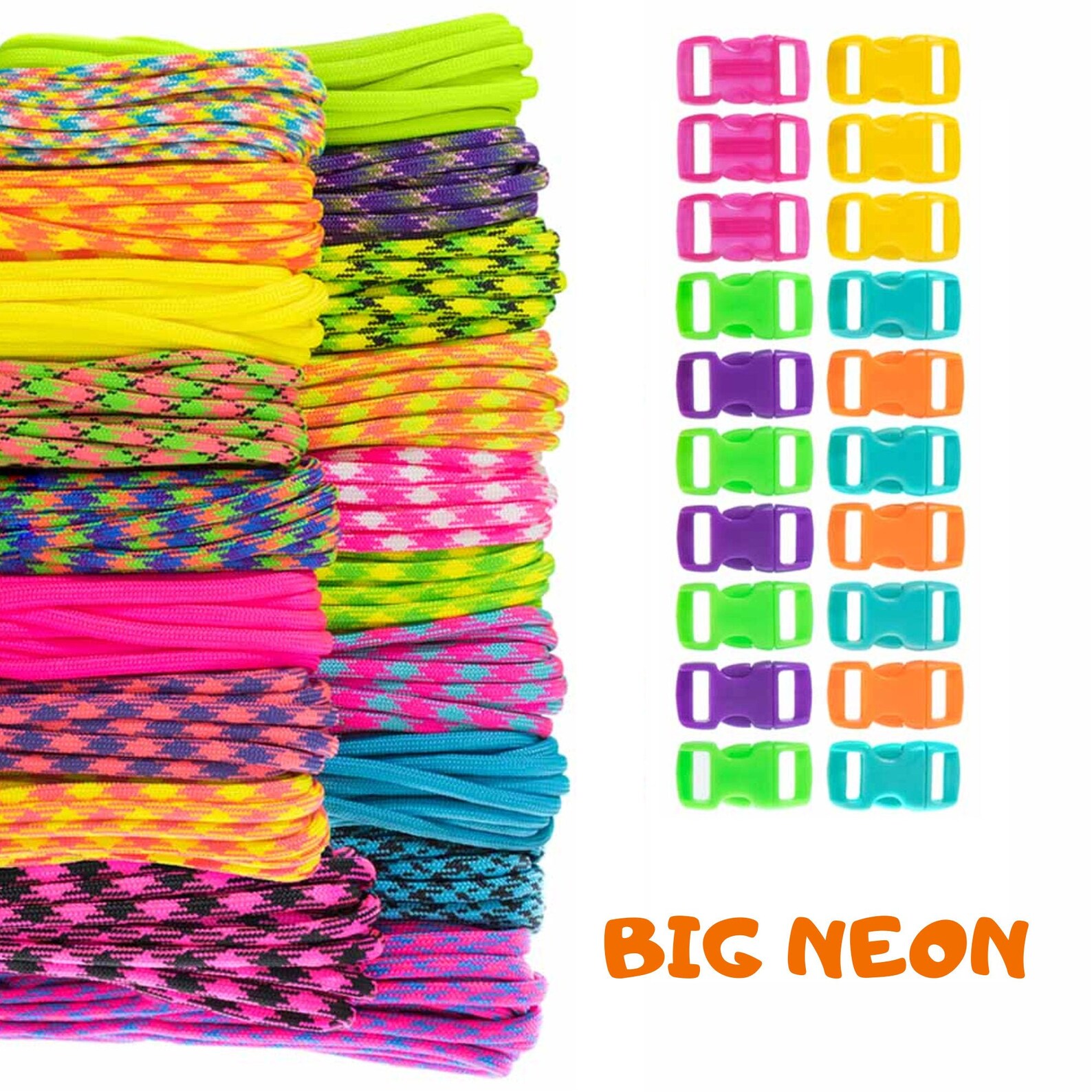 Paracord Combo Kit Bundles Crafting Starter Kits and Buckles Etsy