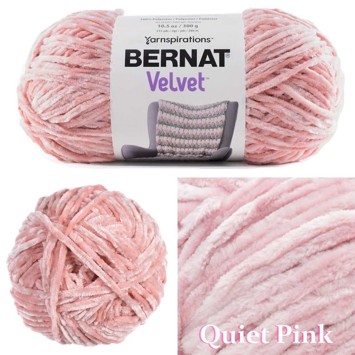 Bernat Velvet Yarn 100 Polyester Luxuriously Soft for Etsy