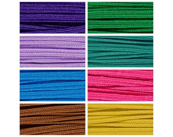 3 Yards Polyester Soutache 3mm Cord - Multiple Colors Available - Ornamental Braid for Jewelry Design, Crafting, DIY, Beading, Trim, & More