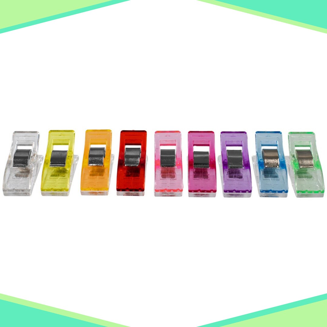 100 Pack Multicolor Sewing Clips Use for Quilting Sewing Etsy