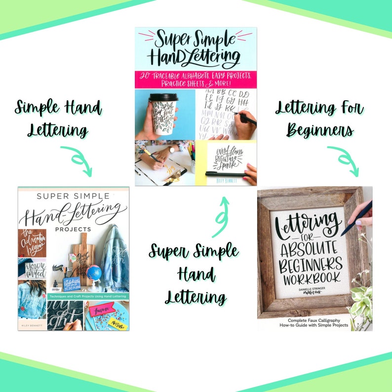Super Simple Hand Lettering Simple Hand Lettering Books for Beginners – Learn Calligraphy Easily ...