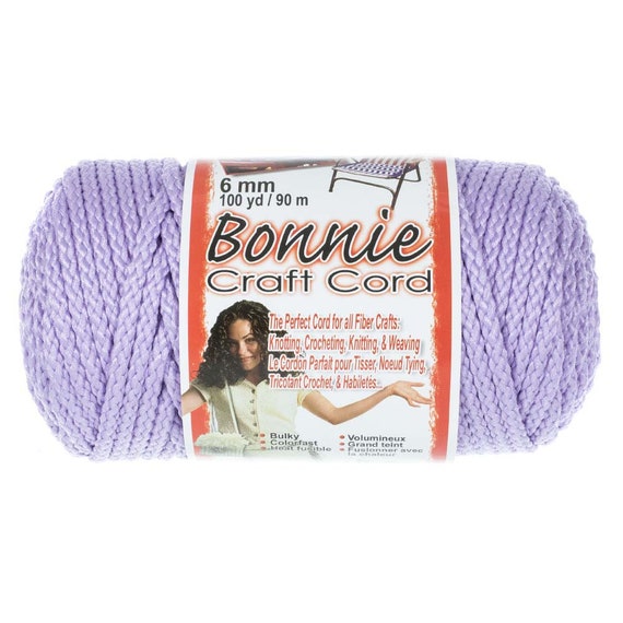 Lavender Bonnie Macrame Craft Cord 4mm 100 Yards