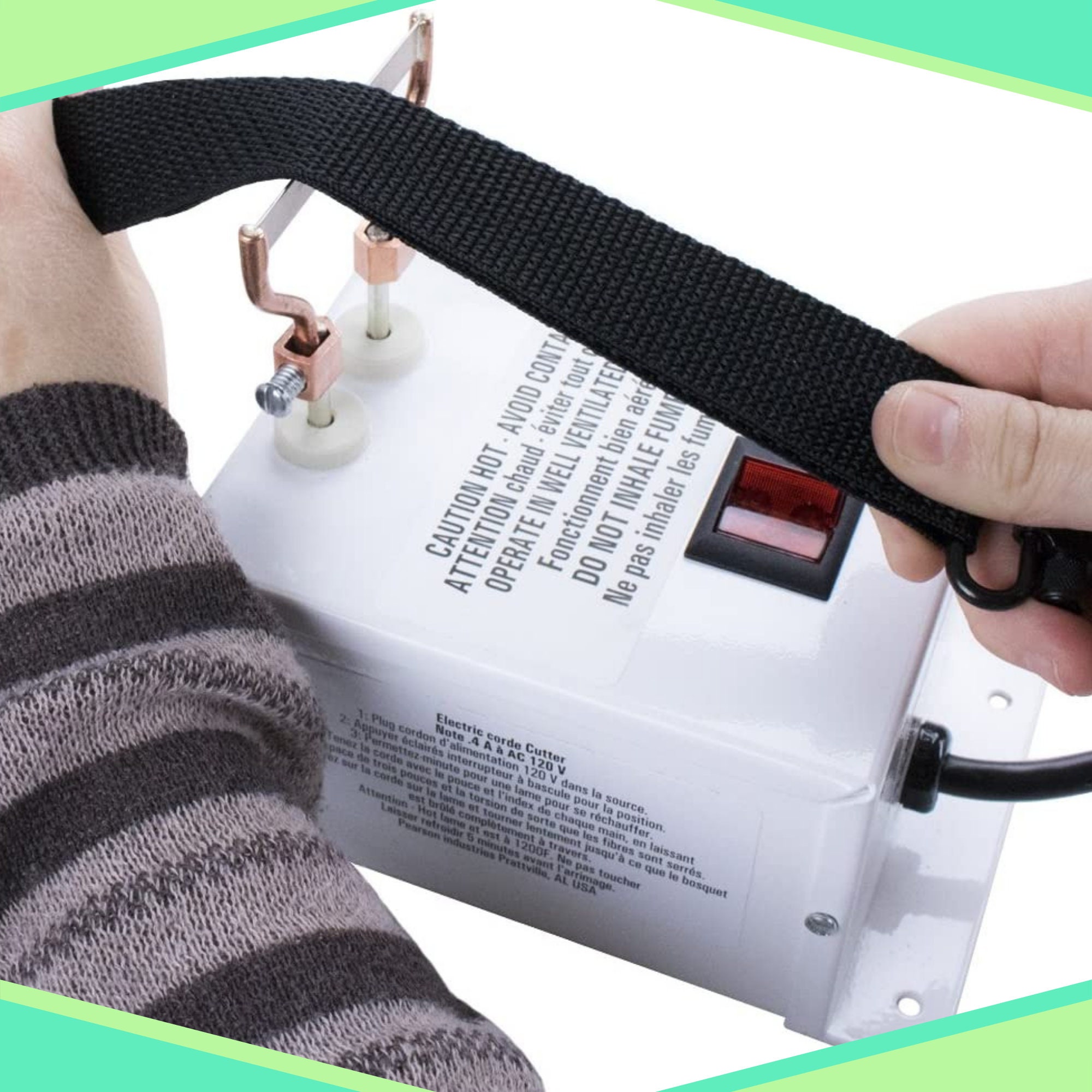 Electric Rope Cutter 120 Volt 48 WATT Portable and Compact Etsy