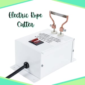 Electric Rope Cutter – 120 Volt 48 WATT – Portable and Compact – Thermal Hot Blade – Cut Paracord, Rope, Cord, Twine, Webbing, & Belting