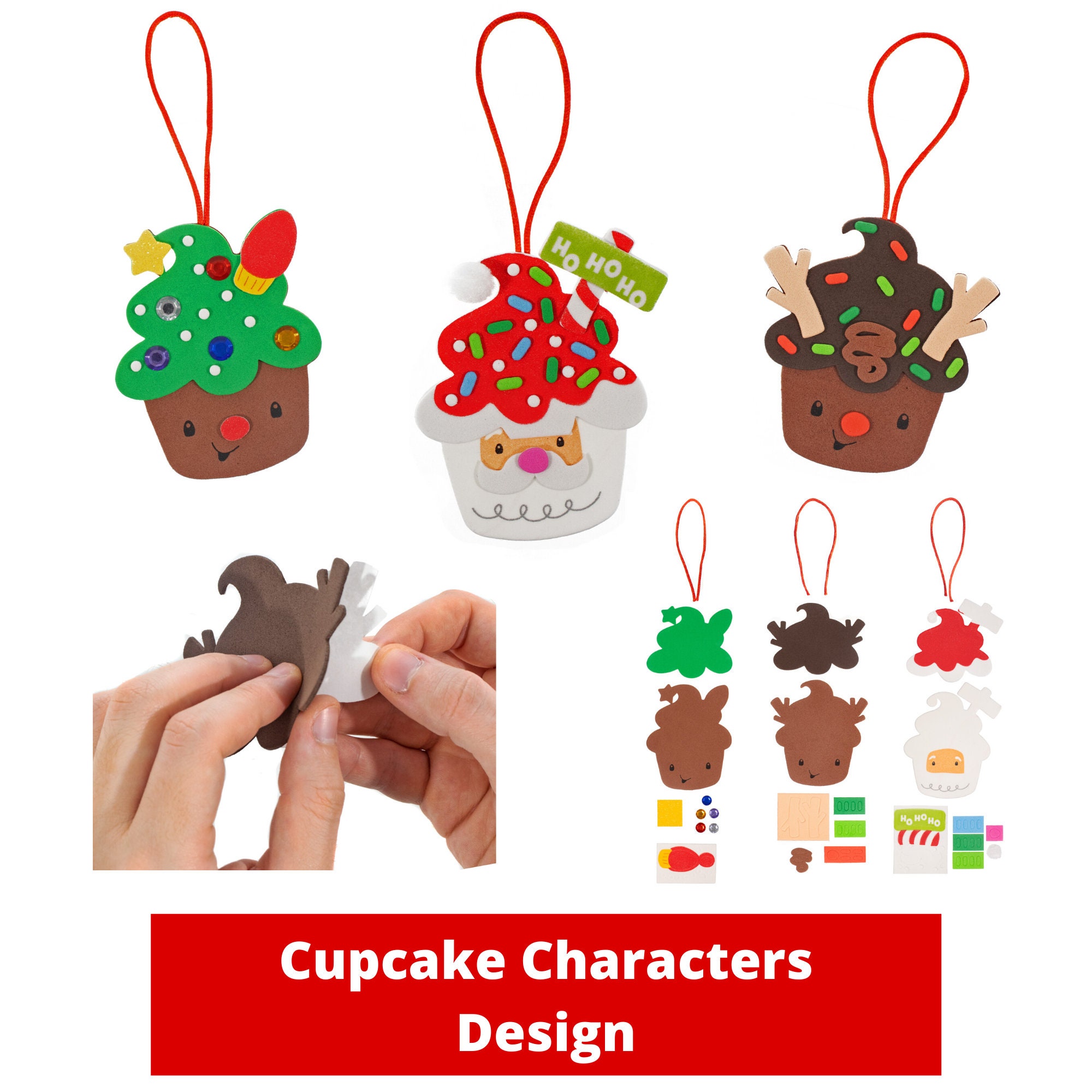 Holiday Ornament Craft Kits Multiple Designs to Choose From Etsy