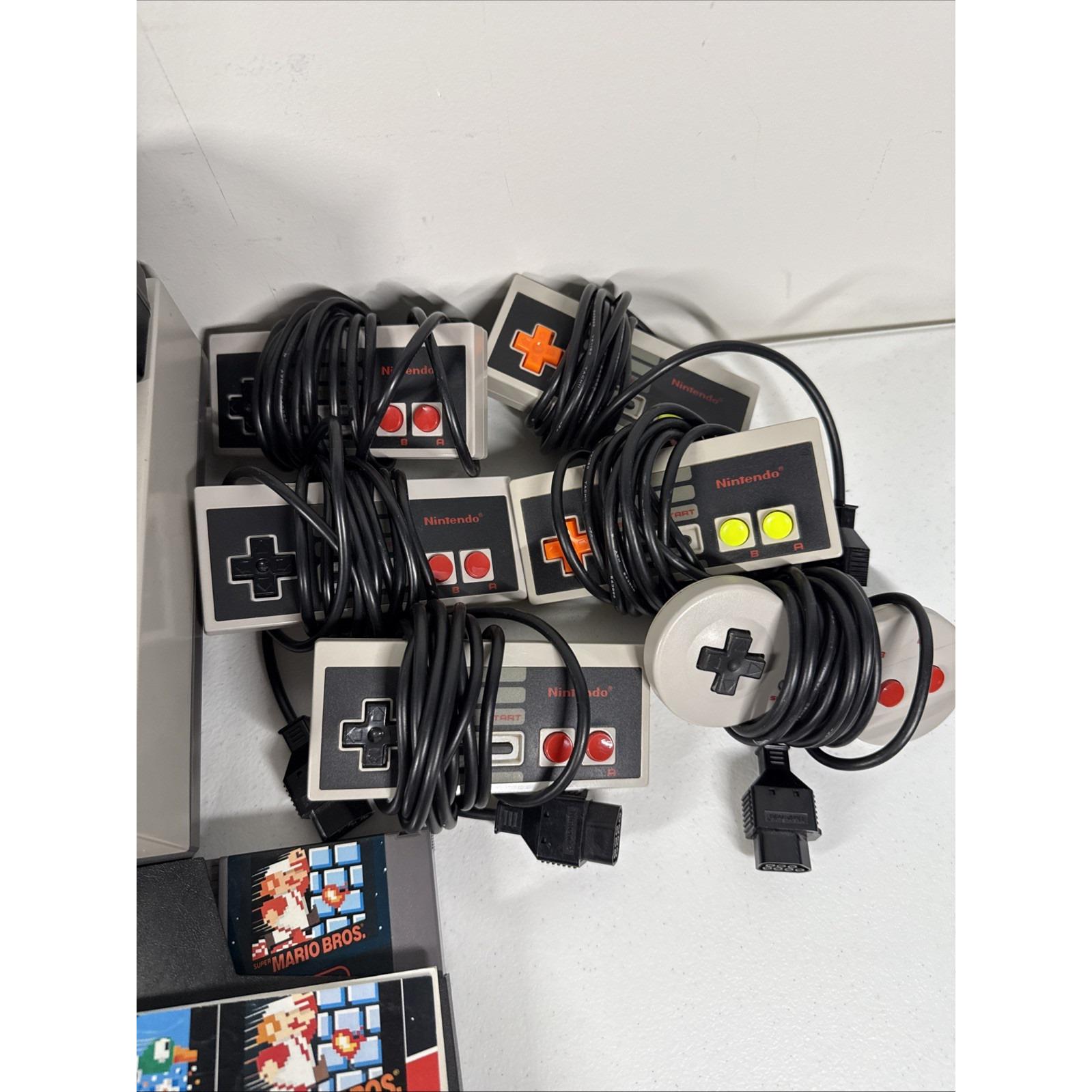 Nes/nintendo System Original Console W 6 Controllers, 5 Games, Switch ...