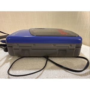VTG Sony Sports Walkman Mod WM-FS399 Radio Cassette Player BLUE W/ Headphones image 12
