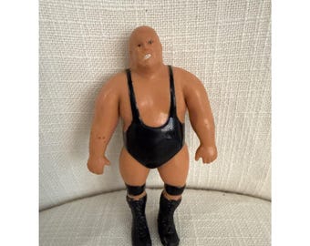 1985 King Kong Bundy LJN Bendie Wrestling Action Figure WWF WWE Vintage