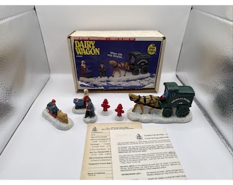 Vagón lechero Wee Crafts vintage, kit de 3 piezas n.° 21529. ¡Usado, en muy buen estado!