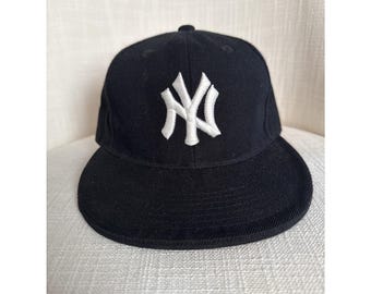 Vintage 80s New York Yankees Annco Snapback Hat Baseball Cap