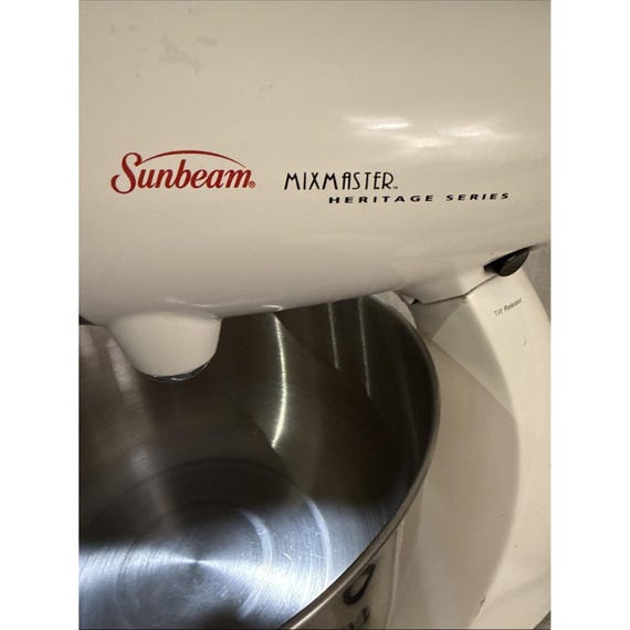 Sunbeam Mixmaster 2350 Heritage Series Kitchen Mixer Lot W/ 1 Bowl