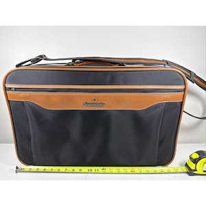 Vintage Samsonite Black/Brown Easy Paks 22&quot; Luggage Suitcase Fast Ship!